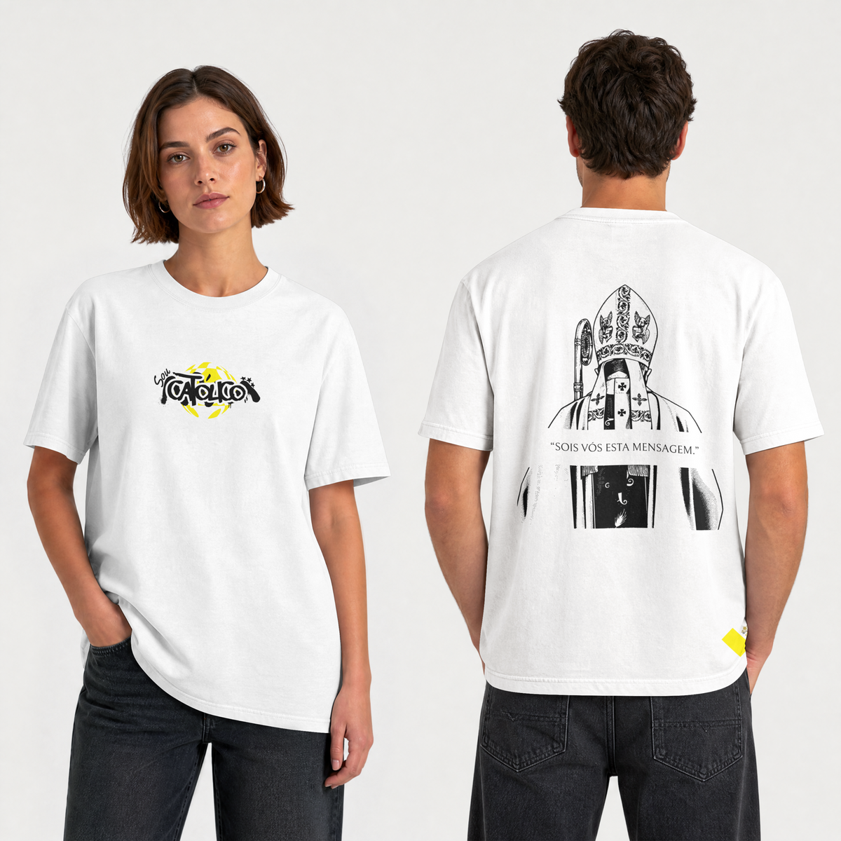 Camiseta Sois Vós Esta Mensagem — Papa Leão XIV